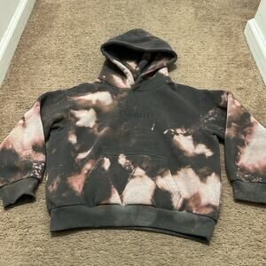 Comfrt Hoodie Youth Size Large Acid Wash Gray Heavy